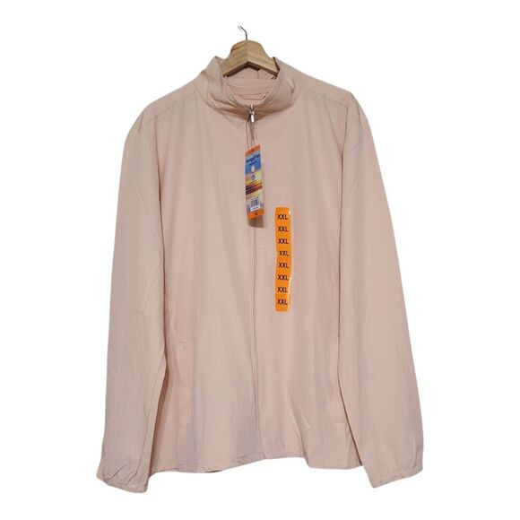 Hang Ten Women's UPF 50+ Water Repellant Casual Jacket PINK XXL New Neutral - Picture 2 of 15